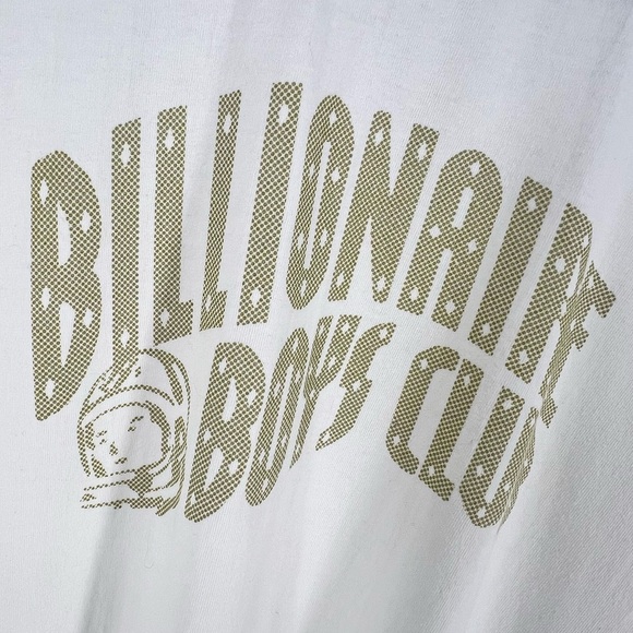 BILLIONAIRE BOYS CLUB CLASSIC ARCH WHITE & GOLDEN YELLOW LOGO TEE - Picture 3 of 9